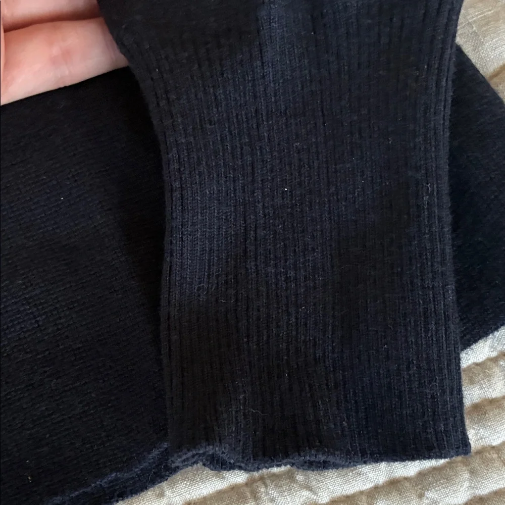 J. Crew Off-the-Shoulder Sweater in Navy